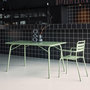 Voir la diapositive 3 : SWEEEK Table de jardin pliante métal 6 places, Amelia 141,2 x 80 x 72,5cm