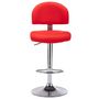 Voir la diapositive 2 : VIDAXL Tabouret de bar Rouge Similicuir
