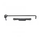 CENTRALE BRICO Crochet et crémaillère acier prépeint, H.25 x L.400 x P.20 mm