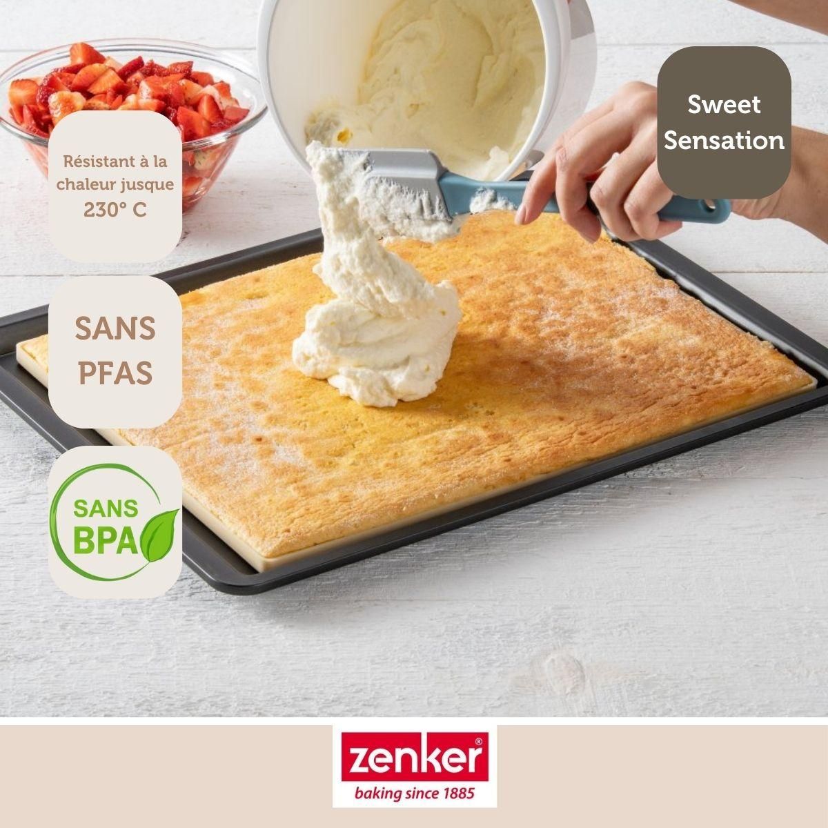 ZENKER Moule à génoise et biscuit roulé en silicone 36 x 27 cm Zenker Sweet Sensation