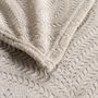 Voir la diapositive 2 : Paris Prix Plaid Uni en Flanelle  Nelia  125x150cm Taupe