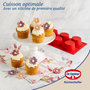 Voir la diapositive 3 : DR.OETKER Ensemble de 2 moules à muffins 6 empreintes 30 x 18 cm Dr.Oetker Flexxibel Love