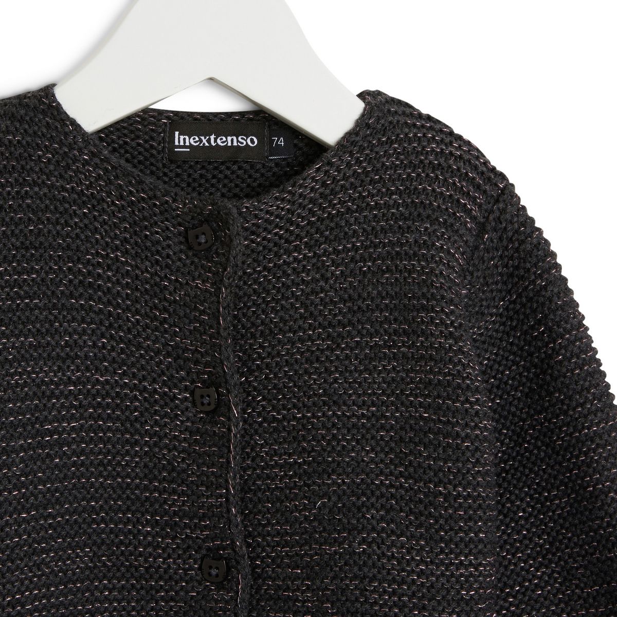 INEXTENSO Gilet mousse effet paillettes bébé fille