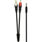 ESSENTIEL B Câble Jack/RCA Jack/2 RCA - 2m - ecp