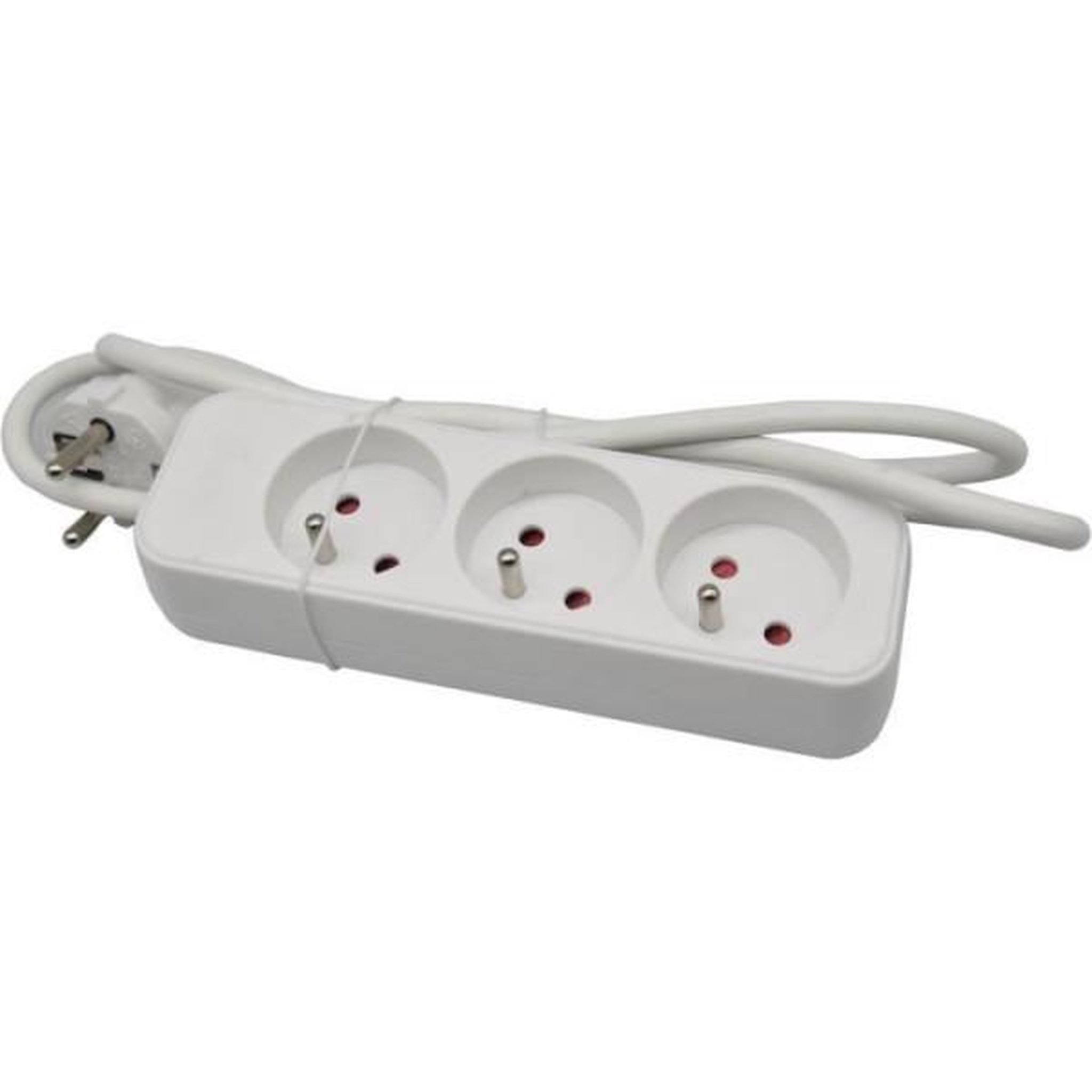 Voir la diapositive 1 : GAO Bloc ménager - gao - 3 prises 2p+t - avec protection enfants, conforme nf