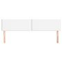 Voir la diapositive 3 : VIDAXL Tetes de lit 2 pcs Blanc 90x5x78/88 cm Similicuir