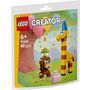 Voir la diapositive 1 : LEGO LEGO Creator - Les animaux du goûter d'anniversaire (Polybag) - 30689