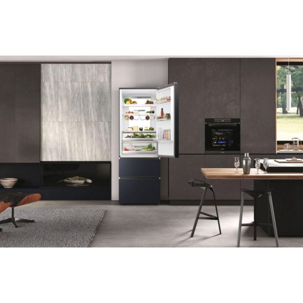 HAIER Réfrigérateur combiné HTR7720DNMB