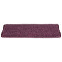 Voir la diapositive 3 : VIDAXL Tapis d'escalier 15 pcs 65x21x4 cm Violet fonce