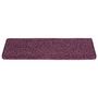 Voir la diapositive 3 : VIDAXL Tapis d'escalier 15 pcs 65x21x4 cm Violet fonce