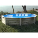 WATERCLIP Piscine bois longitudinal 495x315x129 ST BERNARD
