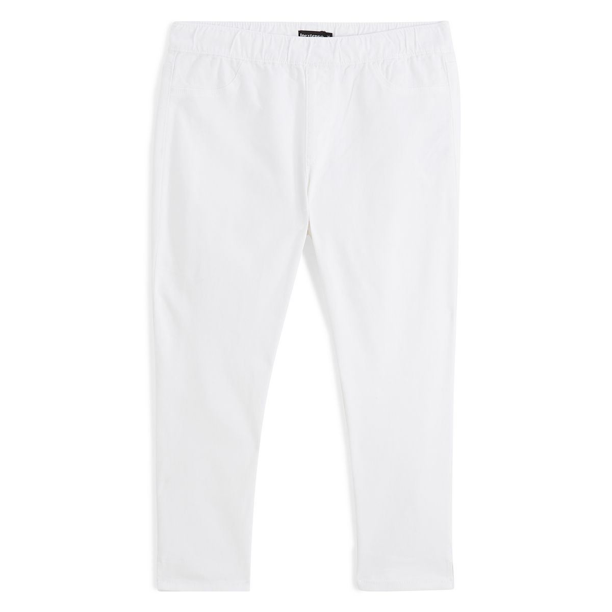 INEXTENSO Pantacourt Blanc femme