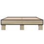 Voir la diapositive 4 : VIDAXL Cadre de lit sans matelas chene sonoma 120x190 cm