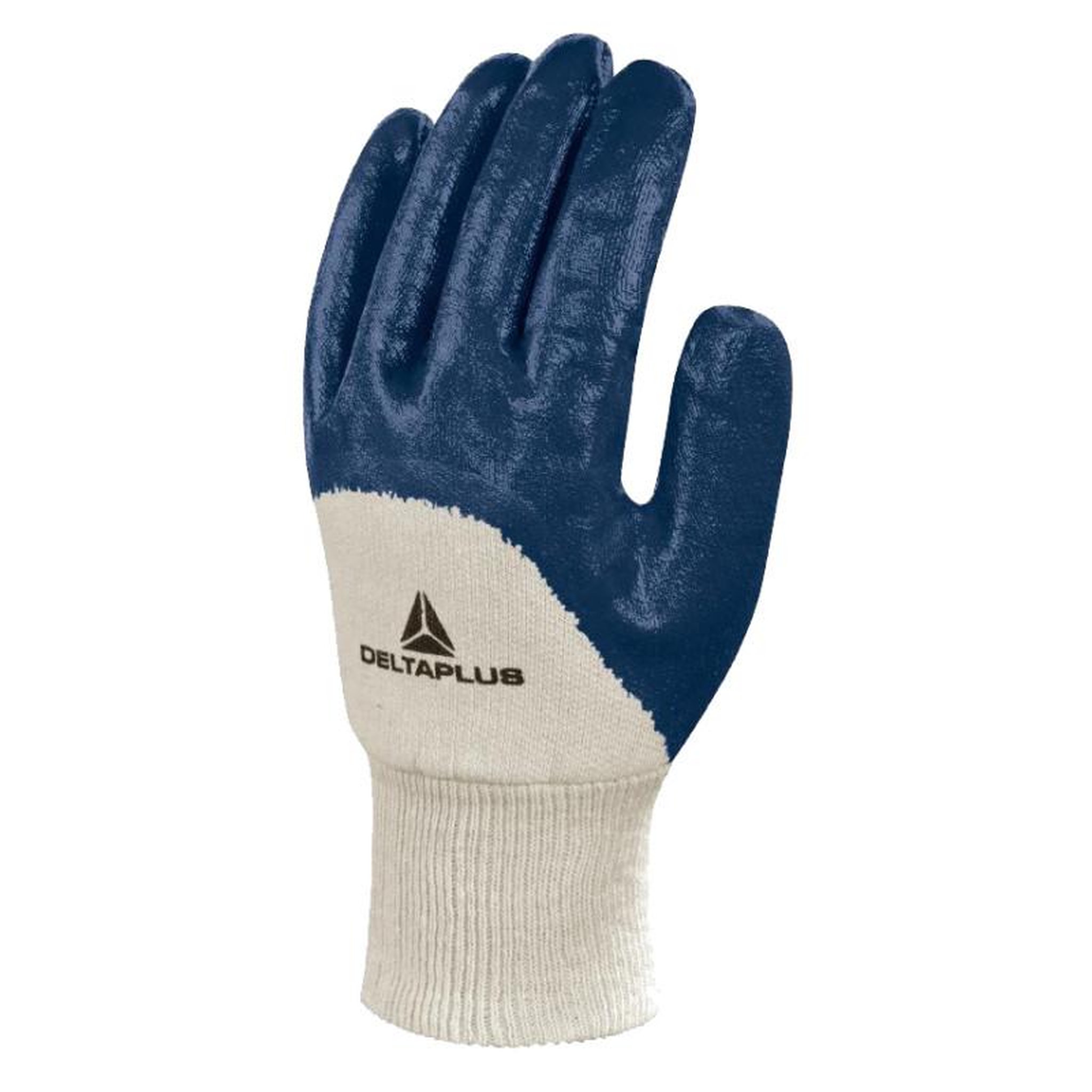 Voir la diapositive 2 : NOTRE SELECTION Gant de travail NI150 en coton enduit nitrile blanc bleu T9 1190B T.09