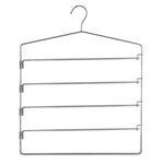 FIVE Cintre en Métal  5 Pantalons  44cm Gris