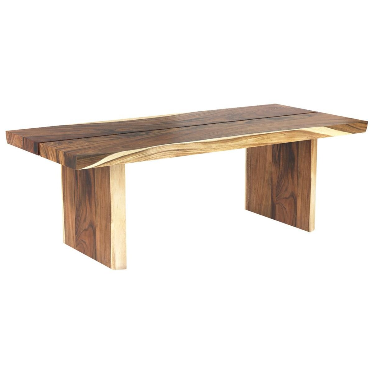 Rendez vous déco Table rectangulaire 8 personnes en bois de suar 220 cm - Tanah