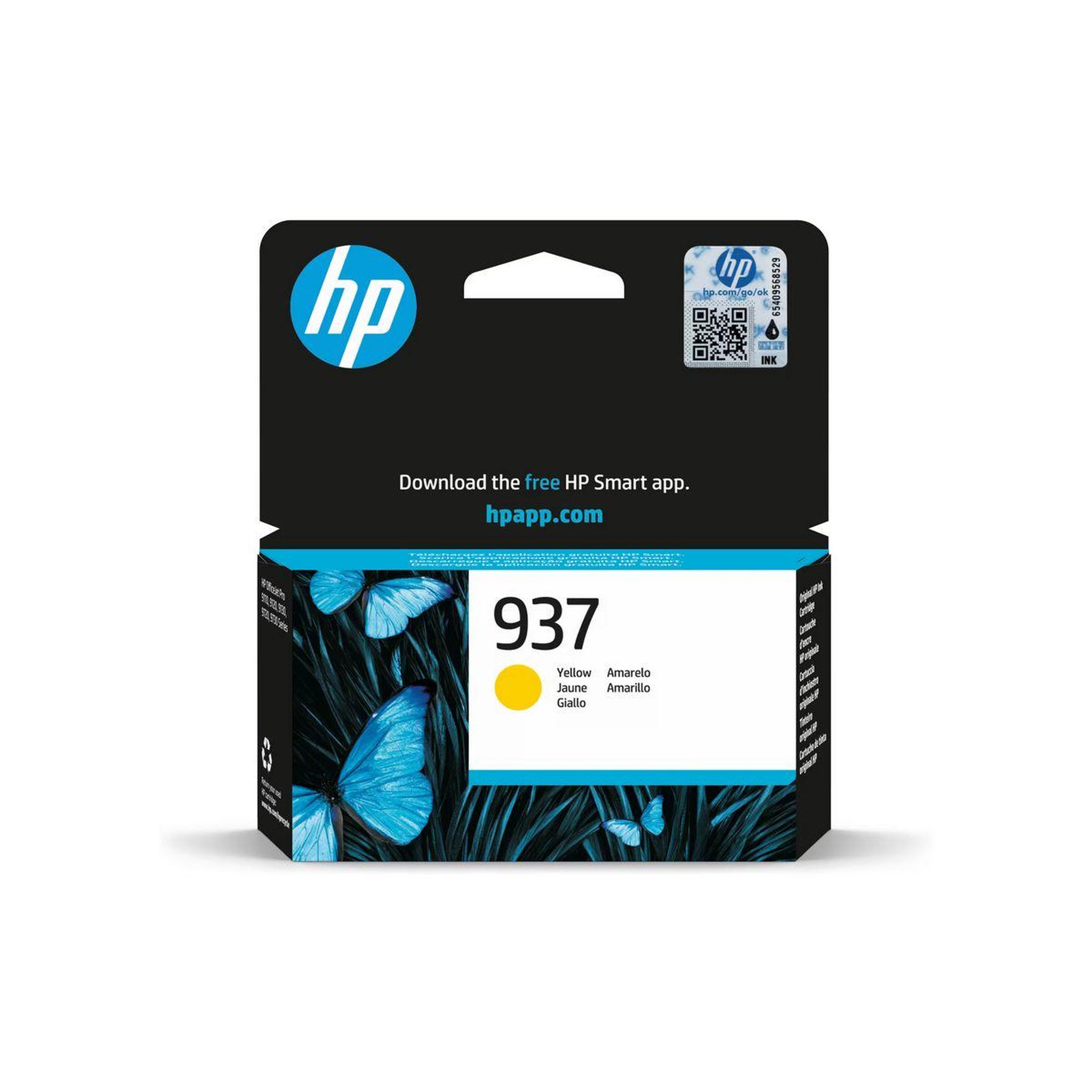 Voir la diapositive 2 : HP Cartouche d'encre originale 937 jaune (yellow) standard - 6t0j2ae