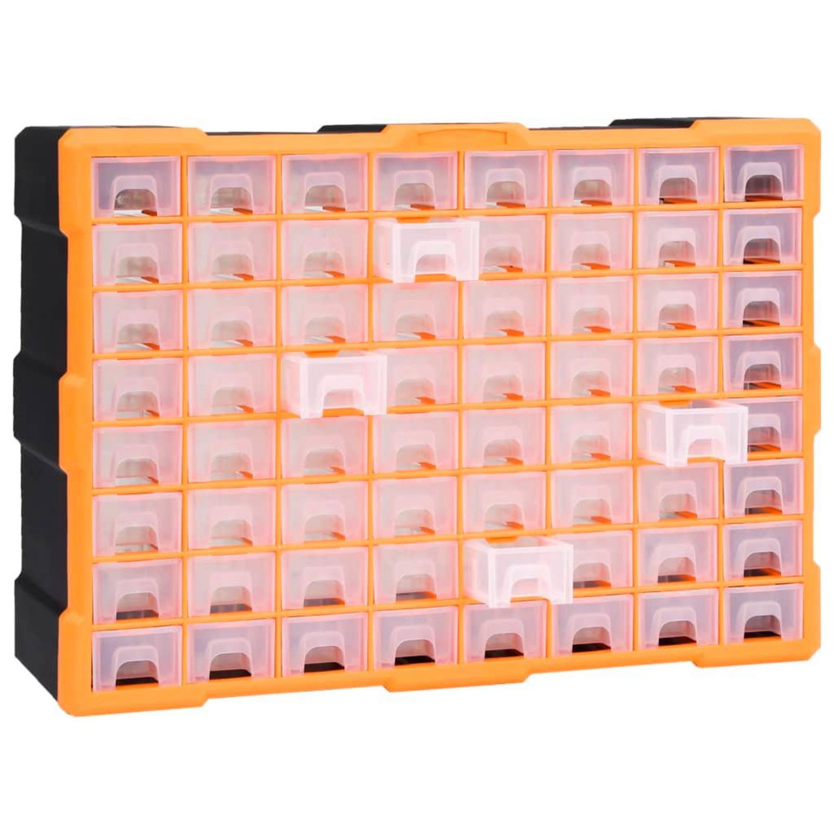 VIDAXL Organisateur multi-tiroirs avec 64 tiroirs 52x16x37,5 cm