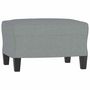 Voir la diapositive 5 : VIDAXL Ensemble de canapes 3 pcs coussins gris clair tissu