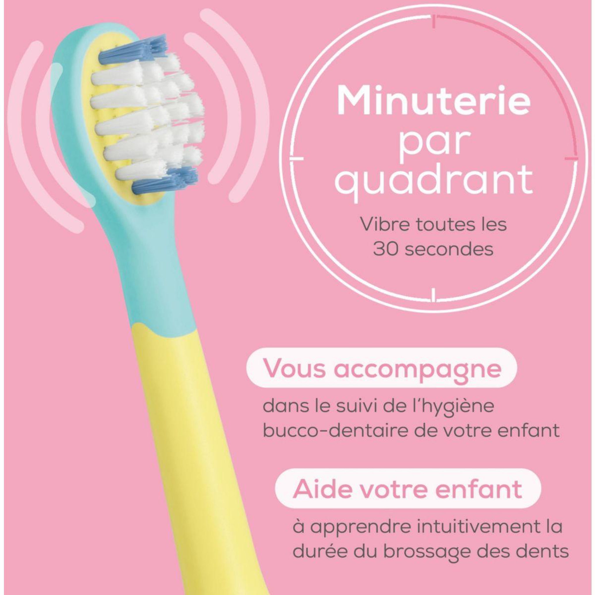 Voir la diapositive 4 : Beurer Brosse à dents électrique à dents SC 11 Seastar Pink
