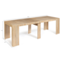 Voir la diapositive 6 : ID MARKET Table console extensible ORLANDO 10 personnes 235 cm bois façon hêtre