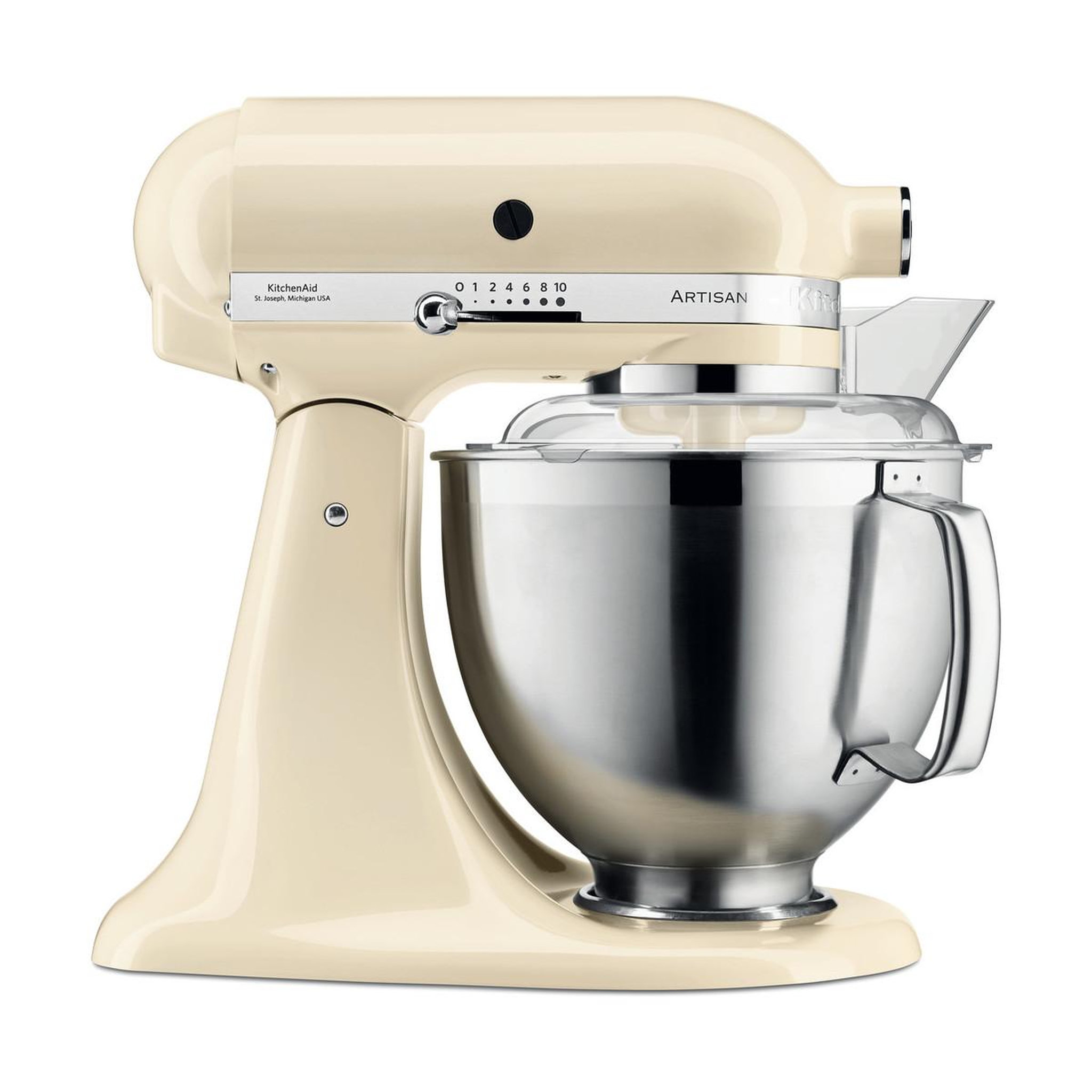 Voir la diapositive 2 : KitchenAid Robot pâtissier KitchenAid 5KSM185PSEAC crème