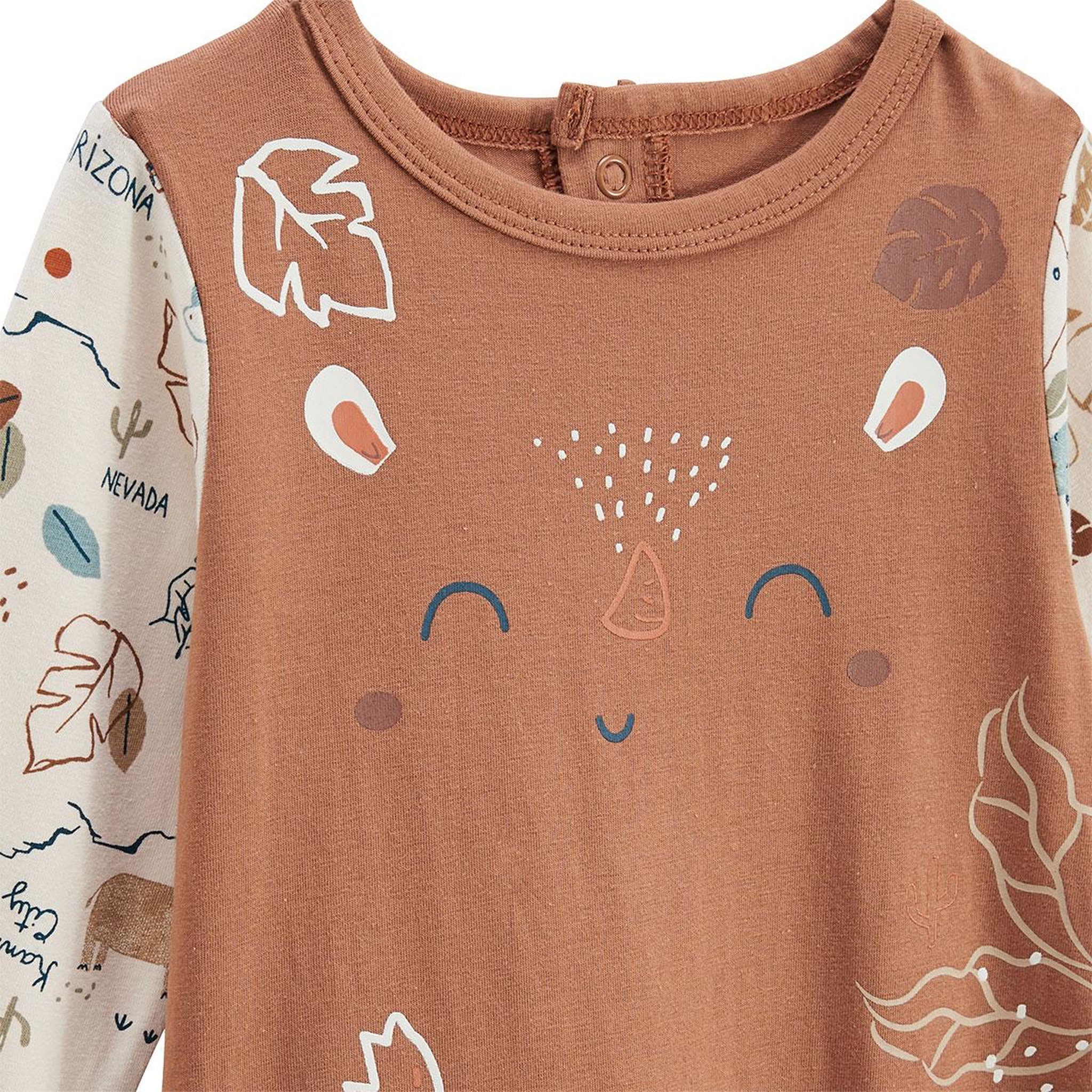 Voir la diapositive 3 : PETIT BEGUIN Lot de 2 pyjamas bébé kansas city