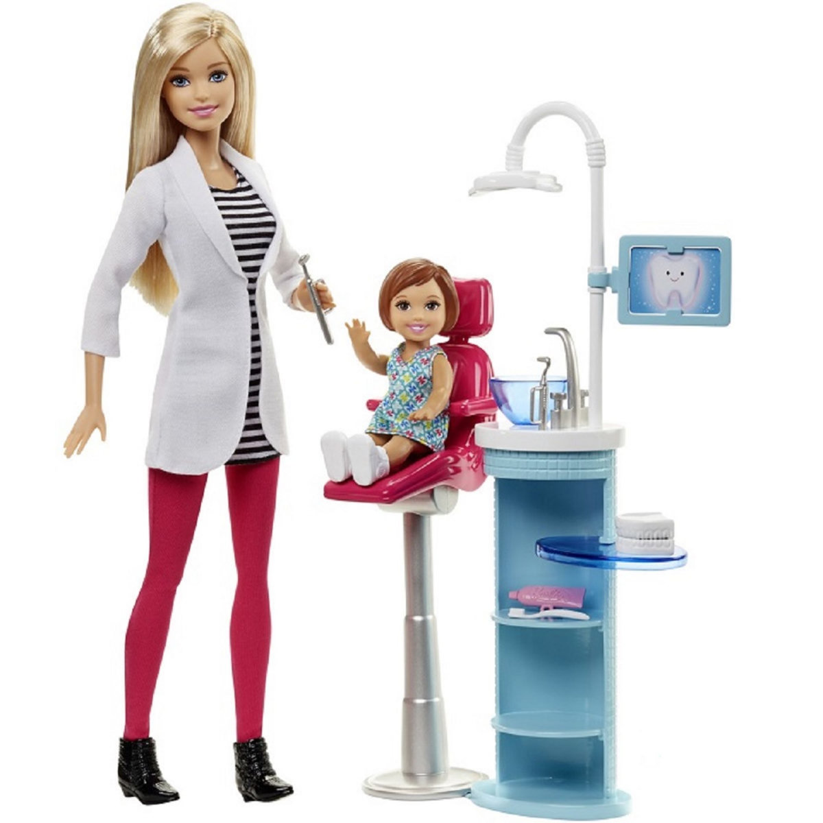 BARBIE Poupée Barbie dentiste - Barbie 