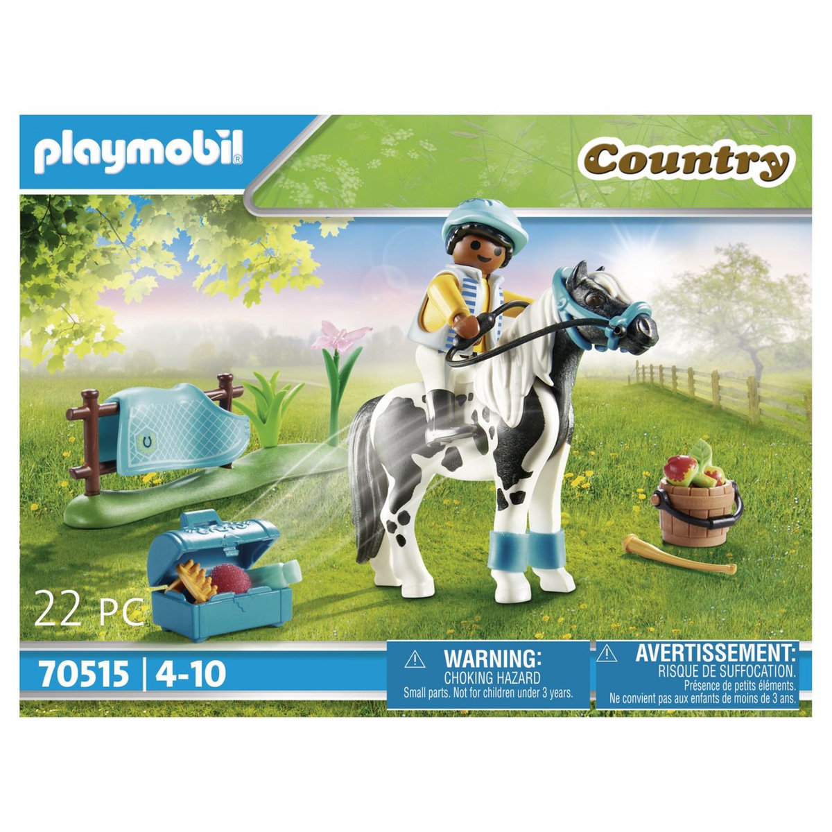 PLAYMOBIL 70515 - Country Cavalier et son poney LEWITZER
