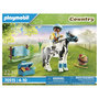 Voir la diapositive 2 : PLAYMOBIL 70515 - Country Cavalier et son poney LEWITZER