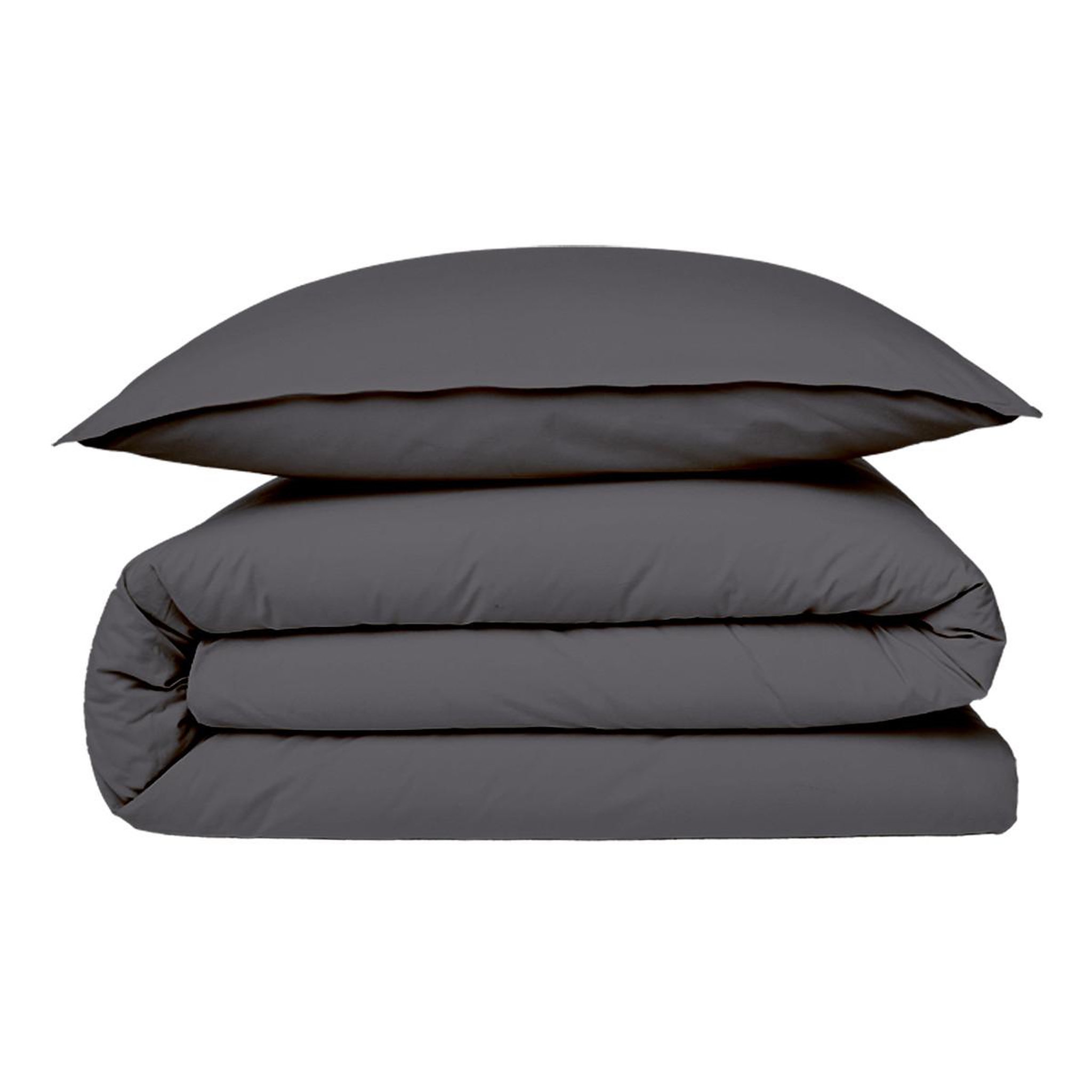 Voir la diapositive 1 : FUTURE HOME Housse de couette en coton 57 fils unie