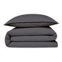Voir la diapositive 1 : FUTURE HOME Housse de couette en coton 57 fils unie