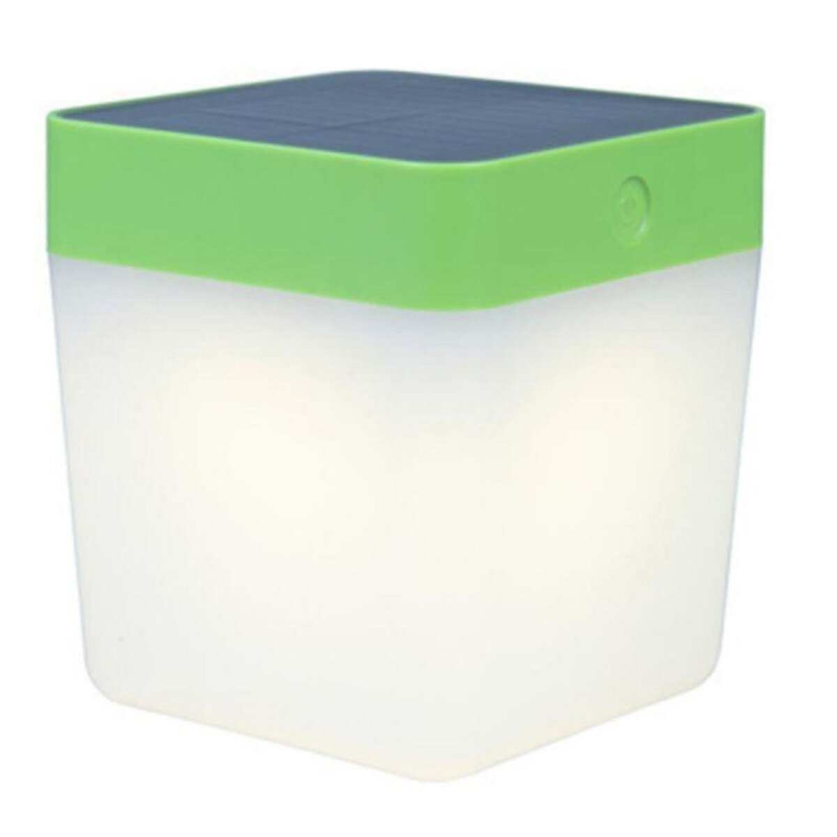 Paris Prix Lampe de Table Solaire  Cube LED  14cm Vert