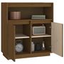 Voir la diapositive 5 : VIDAXL Buffet Marron miel 70x34x80 cm Bois massif de pin