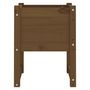 Voir la diapositive 5 : VIDAXL Jardinieres 2 pcs Marron miel 40x40x52,5 cm Bois massif de pin