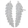 Voir la diapositive 1 : SC CRYSTAL Boucles d'oreilles plumes SC Crystal ornées de Cristaux scintillants