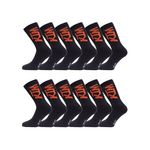 KTM Lot de 12 Paires de tennis homme. Coloris disponibles : Noir