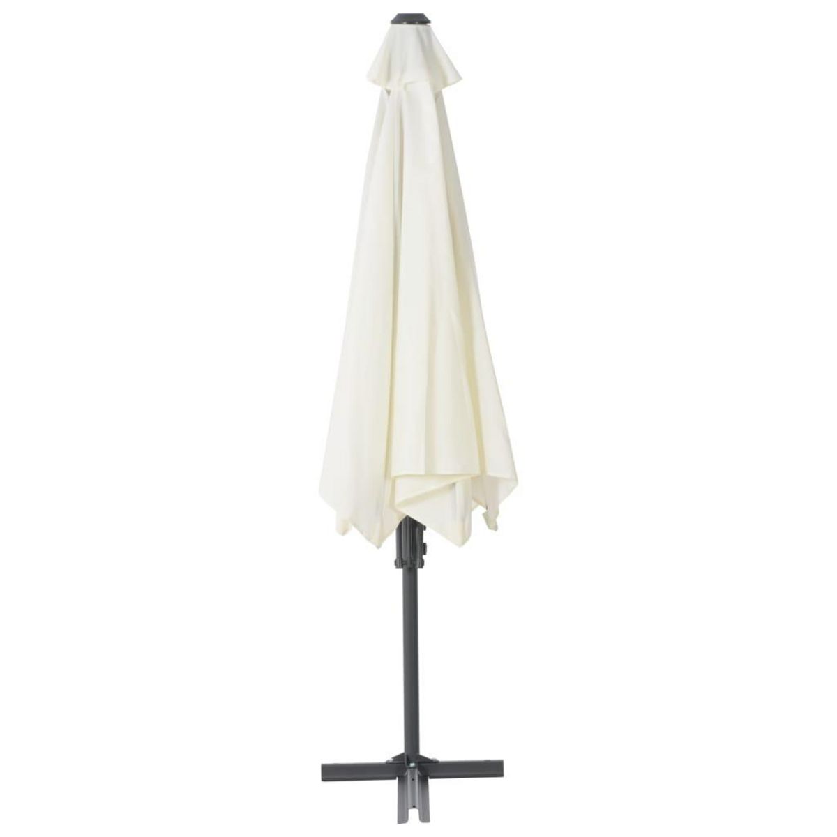 VIDAXL Parasol d'exterieur avec poteau en acier 300 cm Sable