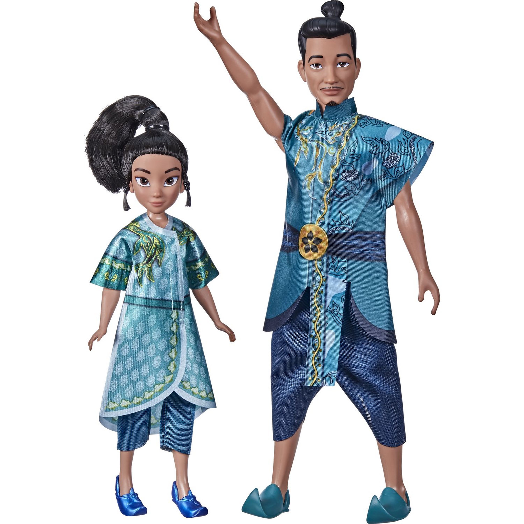 Voir la diapositive 1 : HASBRO Set Figurines Raya et Chef Benja