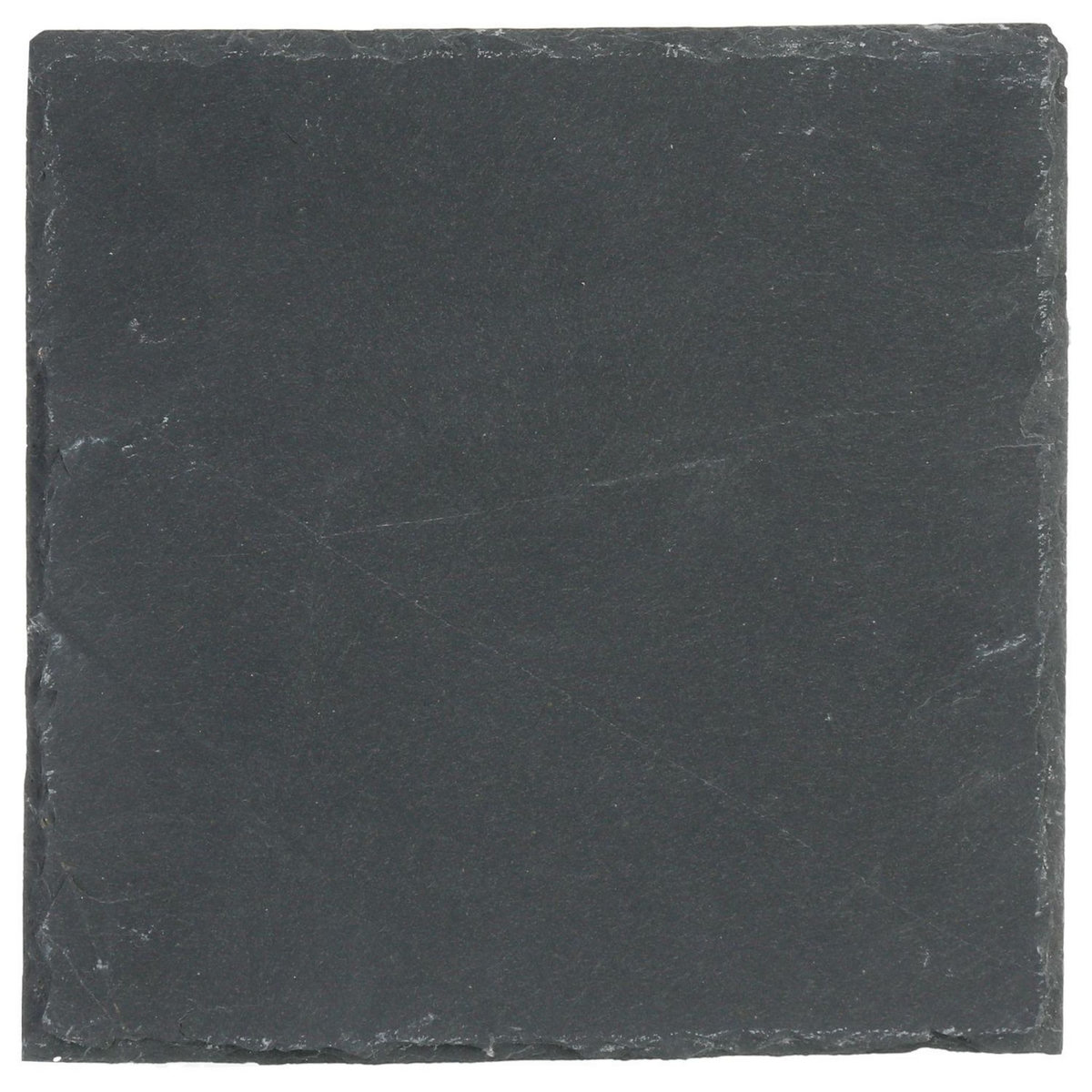 TOILINUX Lot 6x Assiette en ardoise - L. 20 cm