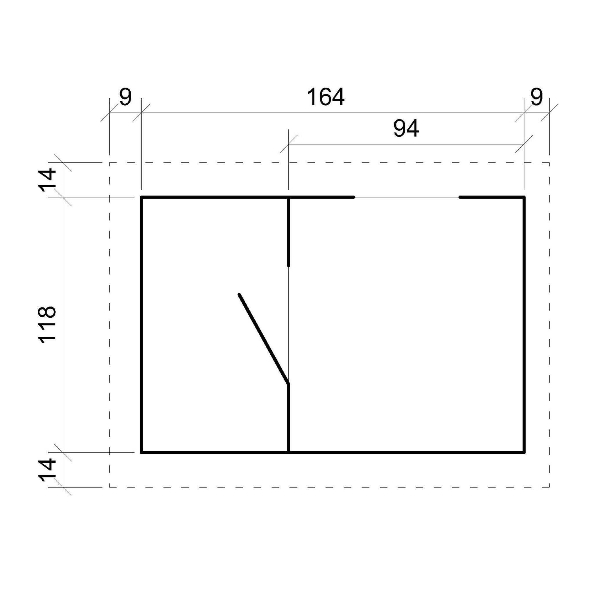 Voir la diapositive 6 : TIMBELA Maison en bois pour enfants - maison de jeux pour l'extérieur 182x146xh145cm/1.1m2 m501a