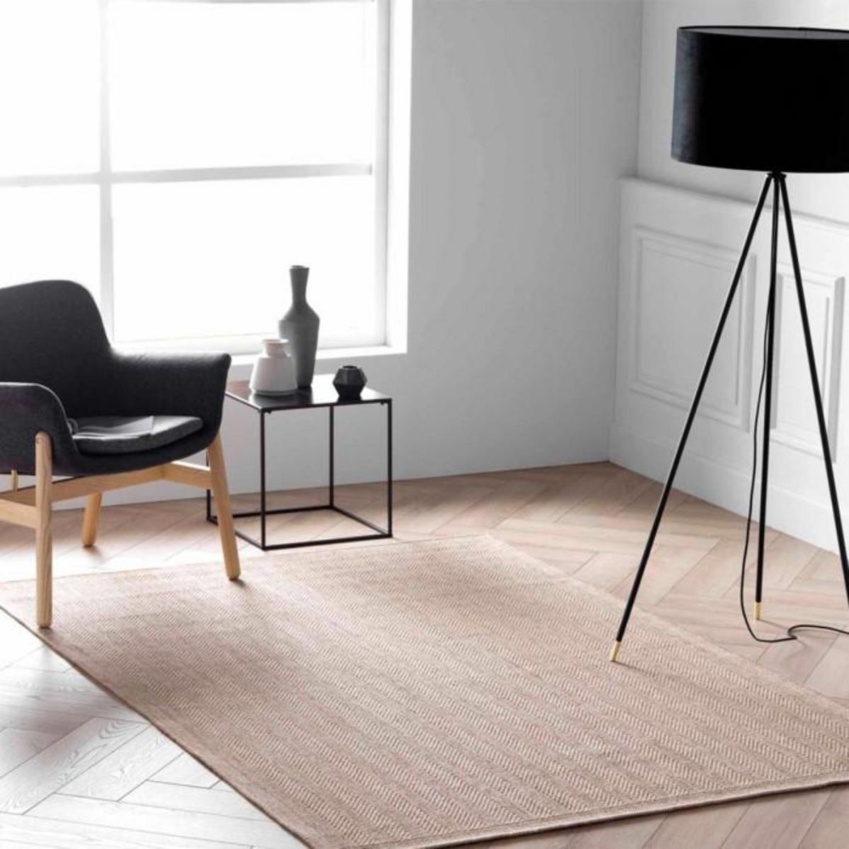 Paris Prix Tapis Déco Tissé  Ilem  160x230cm Naturel