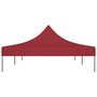 VIDAXL Toit de tente de reception 6x3 m Bordeaux 270 g/m^2