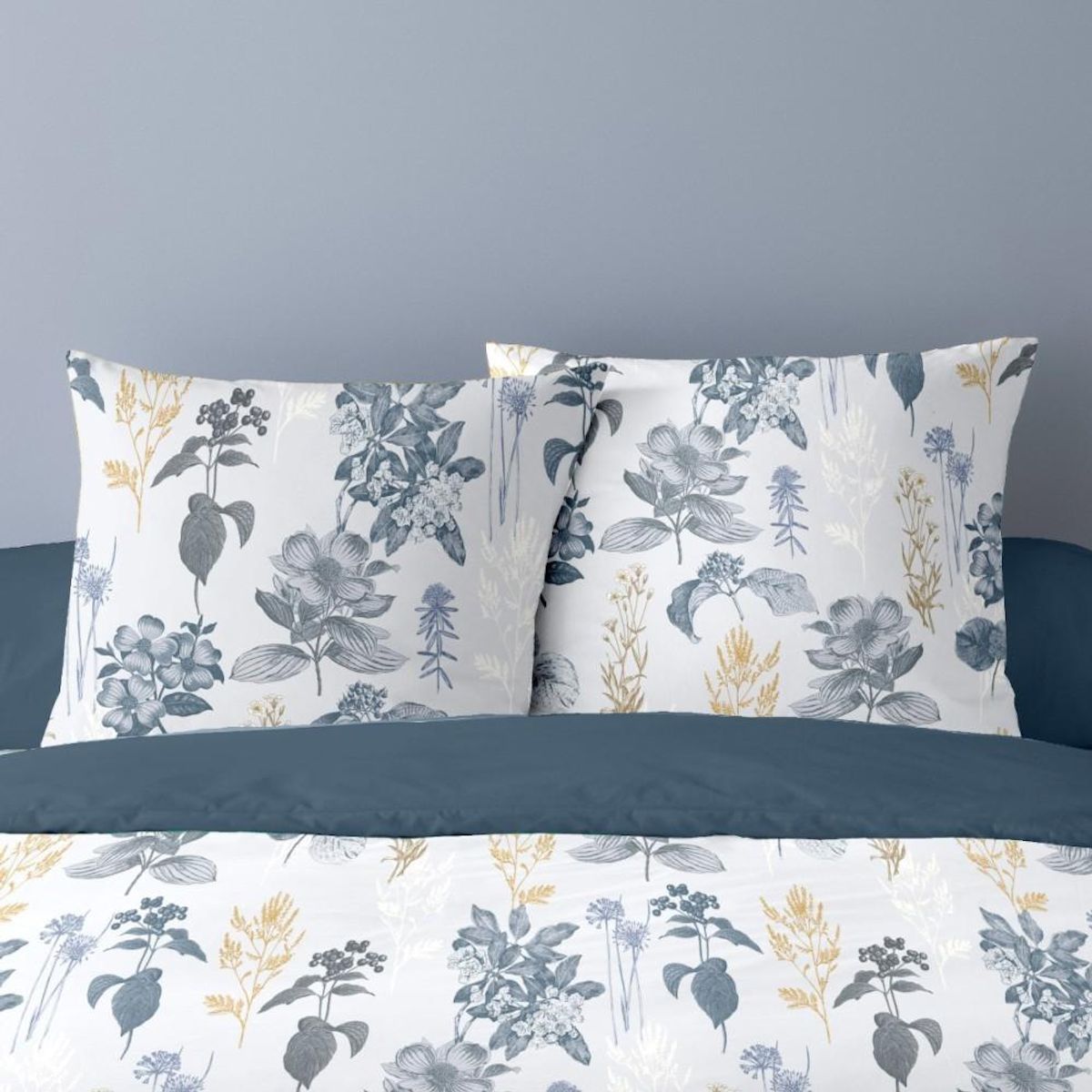 Dourev Housse de couette 240x220 TESS + 2 taies matière Polaire