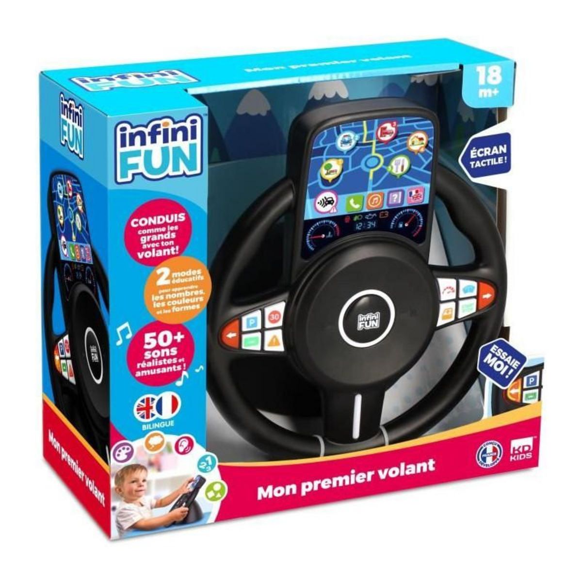 GENERIQUE Volant Jouet - KD - Mon Premier Volant - Réaliste et ergonomique pour les tout-petits