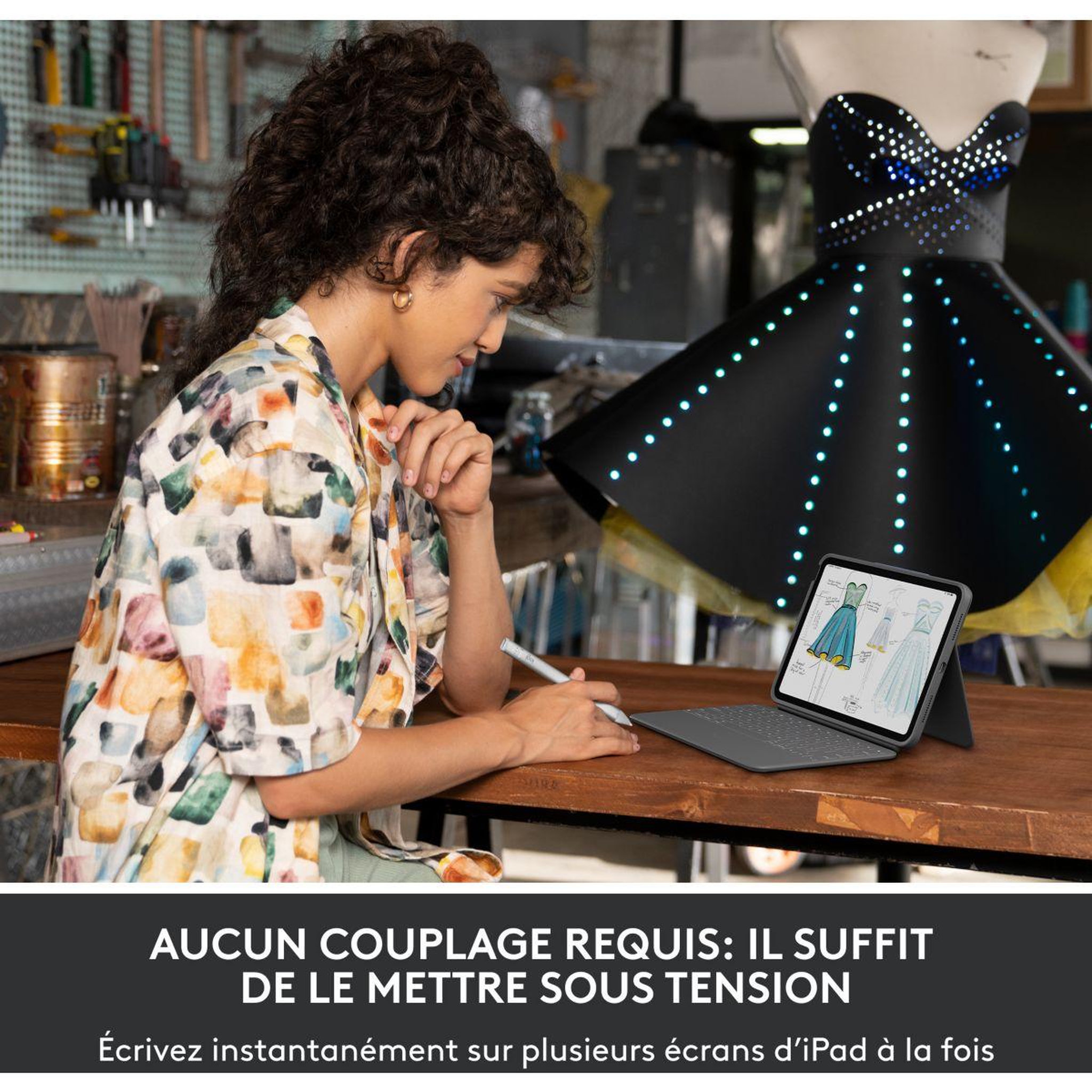 Voir la diapositive 4 : Logitech Stylet crayon numérique pour Ipad USB-C