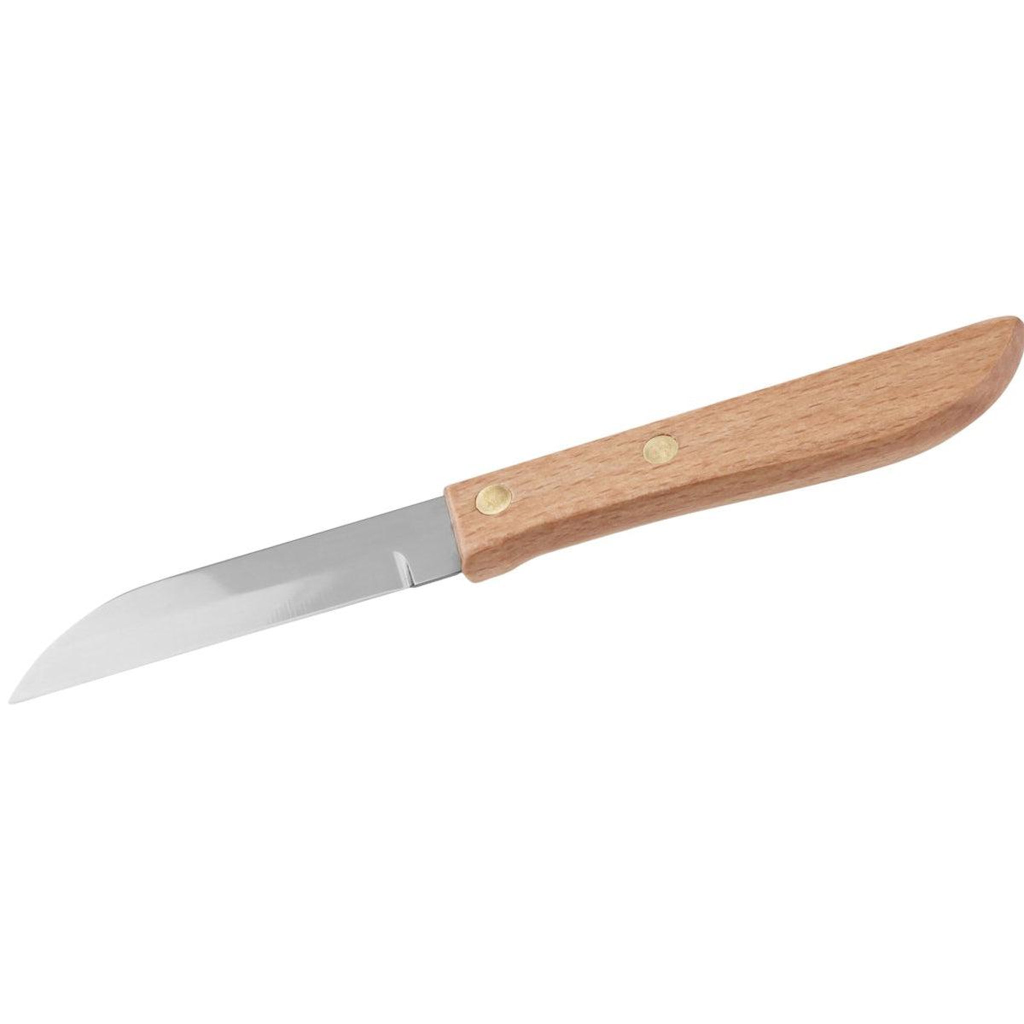 Voir la diapositive 5 : NIROSTA Couteau d'office manche en bois lame de 7,5 cm nirosta country