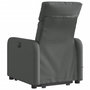 Voir la diapositive 5 : VIDAXL Fauteuil inclinable de massage electrique Gris fonce Tissu