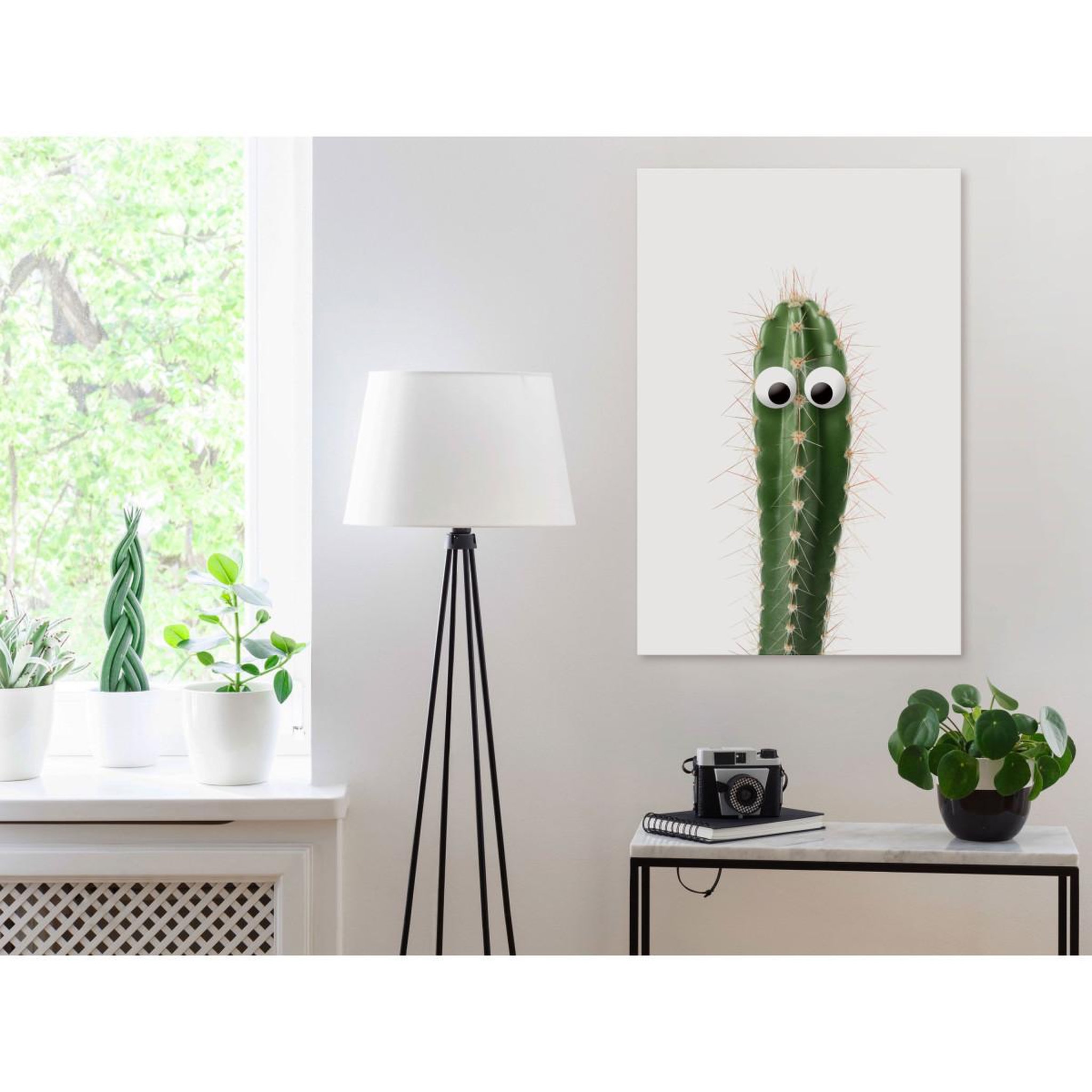 Voir la diapositive 2 : Paris Prix Tableau imprimé  live cactus