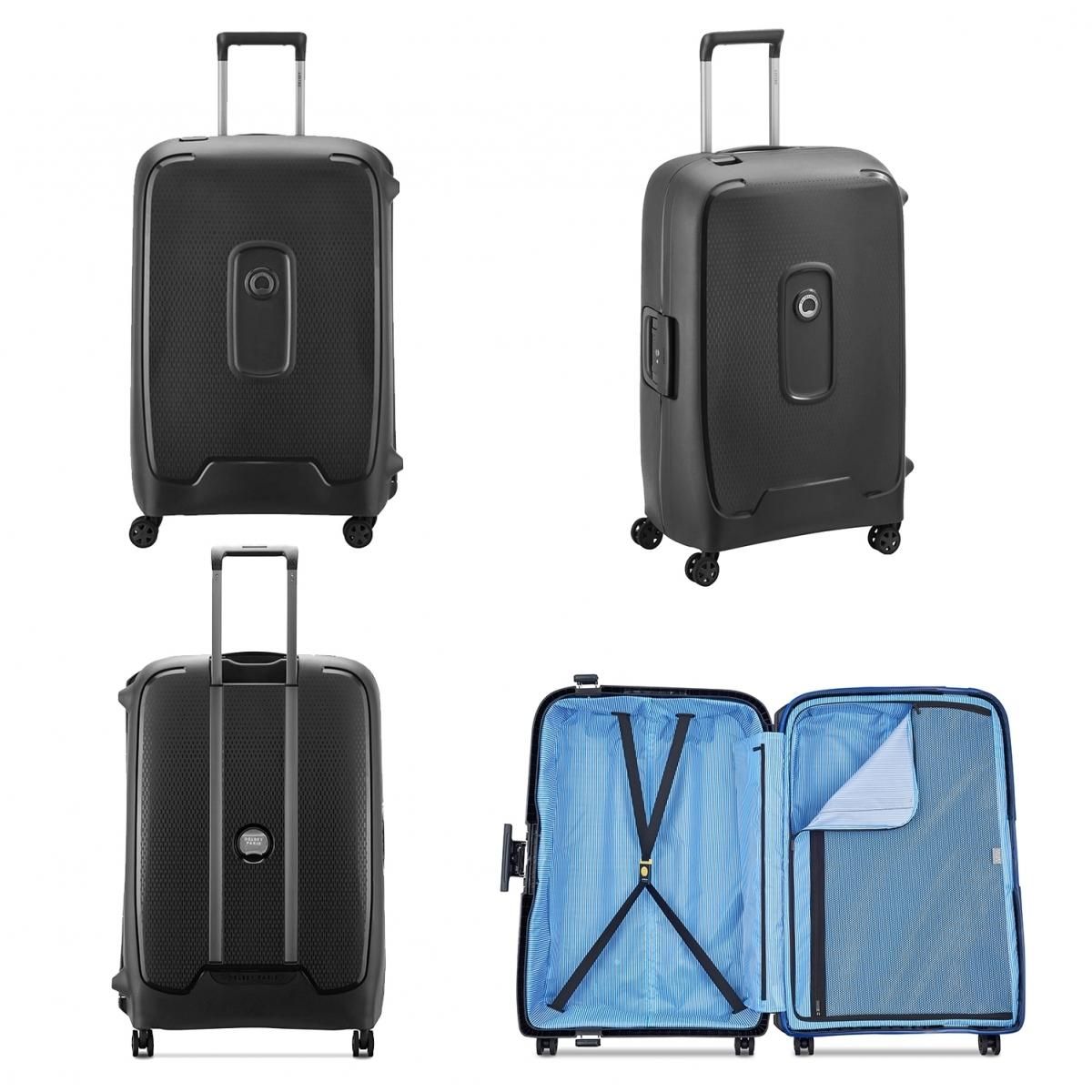 Delsey Grande valise rigide Montcenis TSA polypropylène 76cm